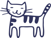 Icône vectorielle chat